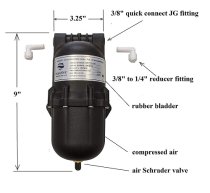 ACT-820-JG Aquatec Pulsation Dampener Accumulator Pressure Tank