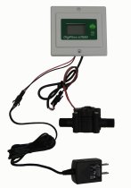 Panel 1/4″ Digital Flow Meter count up total Gallons GPM cable