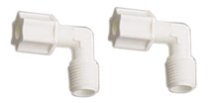 4044-K qty 2 Male Elbow Fitting Compression type 1/4″