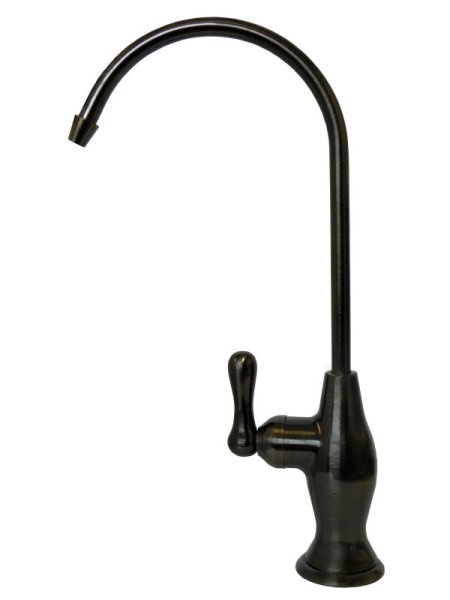 KF355, Antique Brushed Brass / Iron Finish Drinking Water Faucet